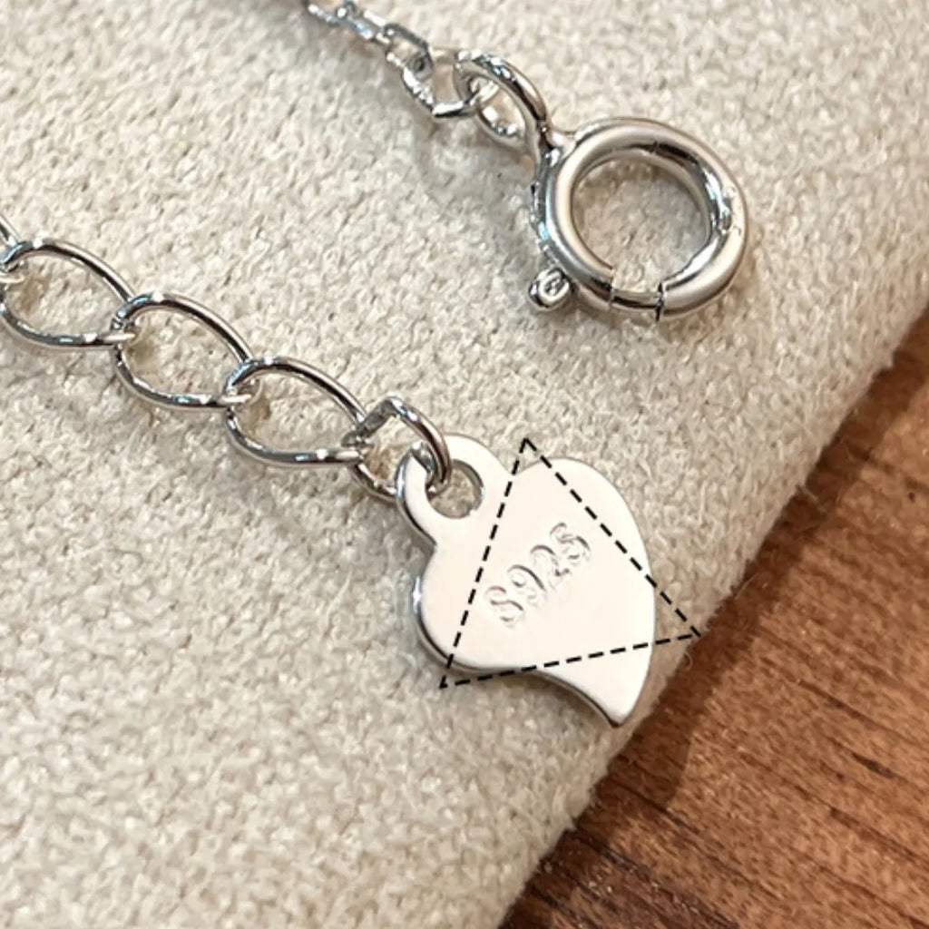 Crescent Moon Necklace 925 Sterling Silver Pendant with Star Drops