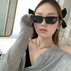 H Necklace 925 Sterling Silver Chunky Chain Choker
