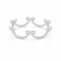Minimalist Ring 925 Sterling Silver Adjustable Crown Band