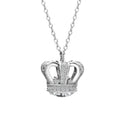 Silver Crown Necklace for Women in 925 Sterling Silver