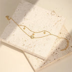 Star Bracelet in 925 Sterling Silver with an Ornate Eight Point Star Centerpiece